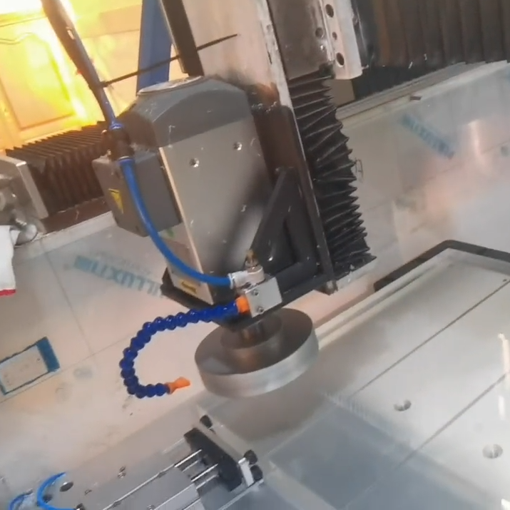 Automatic grinding and polishing of acrylic sheet